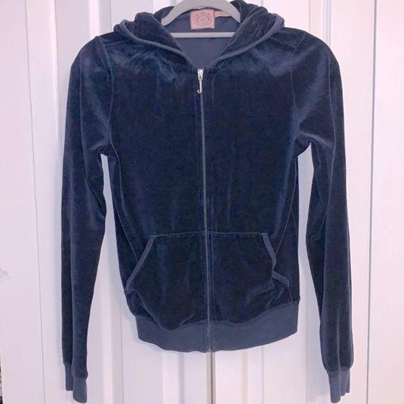Juicy Couture Velour Zip Up Hoodie - Picture 1 of 12
